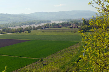 Fototapeta na wymiar Emilia-Romagna: outskirts of Torrechiara