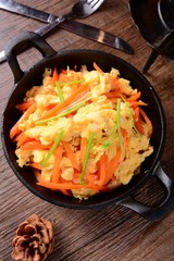 paella in a pan