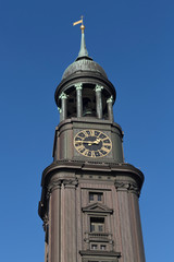 .Hamburg St. Michaelis church, Germany