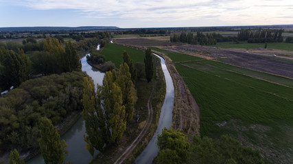 Chubut river in Gaiman