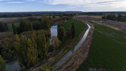 Chubut river in Gaiman