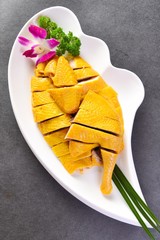 plate with vegetables