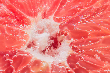 grapefruit in water