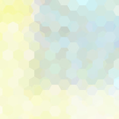 Fototapeta na wymiar Background of pastel blue, yellow, white geometric shapes. Mosaic pattern. Vector EPS 10. Vector illustration