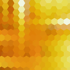 Background of geometric shapes. Yellow mosaic pattern. Vector EPS 10. Vector illustration