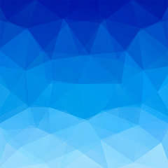 Background made of blue triangles. Square composition with geometric shapes. Eps 10