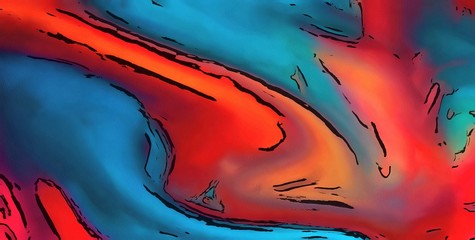 Abstract beauty watercolor background. Magic colors swirls. Fashion pattern. Shiny texture. A little glow effect. Marble style artwork.