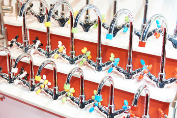 Kitchen water taps in store
