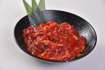 meatballs with tomato sauce in pan