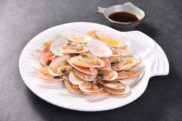 pancakes with red caviar