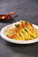 pasta with tomato sauce and basil