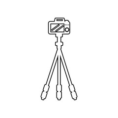 photo camera icon. Element of Equipment photography for mobile concept and web apps icon. Outline, thin line icon for website design and development, app development