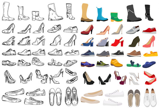Shoes by fashion shop