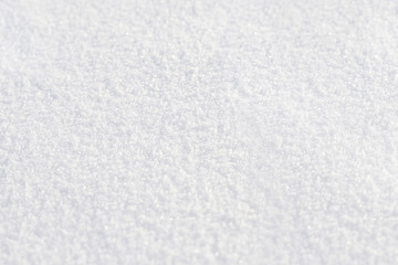 Snow texture background. Close up.