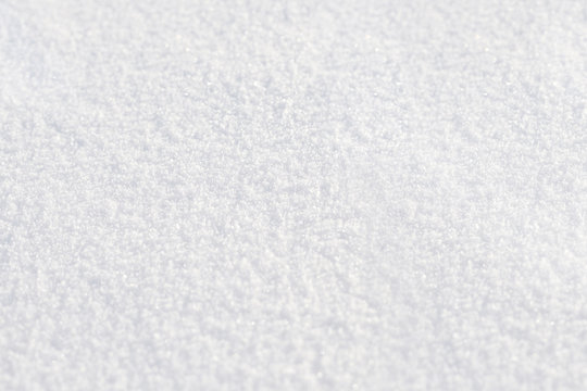 Snow Texture Background. Close Up.