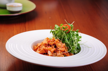 salad with shrimps