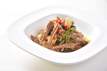 noodles with meat and vegetables