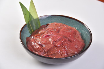 meat in a pan