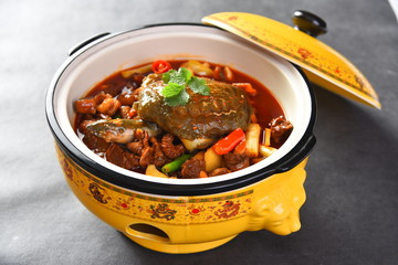 soup with meat and vegetables