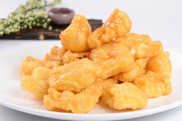 fried potatoes on plate
