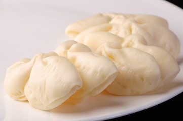Fototapeta na wymiar meat dumplings on a plate