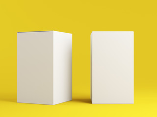 Empty boxes-2 3d render