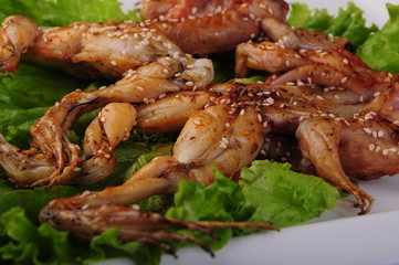 grilled chicken with vegetables