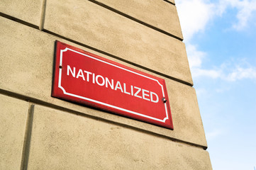 House in the street is nationalized - nationalization of real estate - change of ownership from...