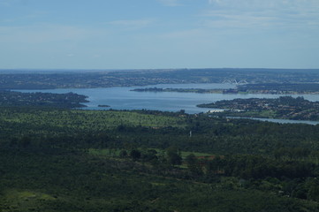 Vista do Lago Paranoá em Brasilia