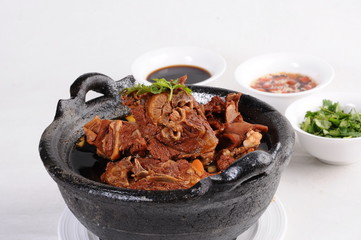 meat with vegetables