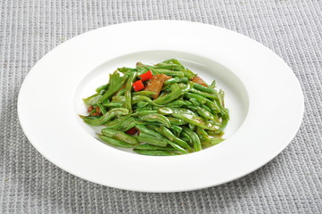 salad on a plate