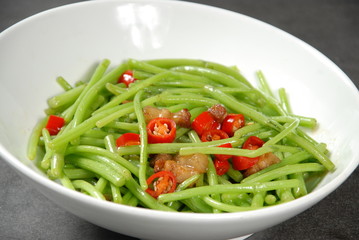 fresh salad in a bowl