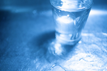 水、水道、グラス、生活