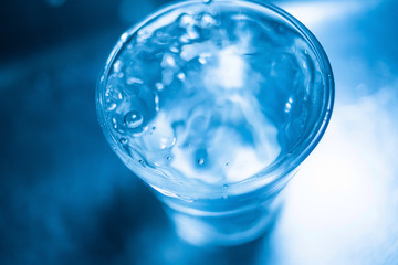 水、水道、グラス、生活