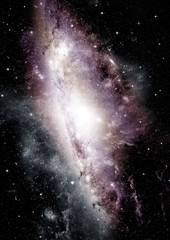 galaxy in a free space