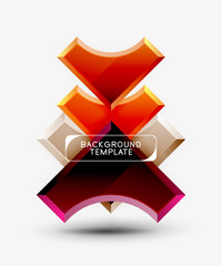 Modern geometrical abstract background