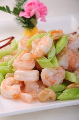 salad with shrimps