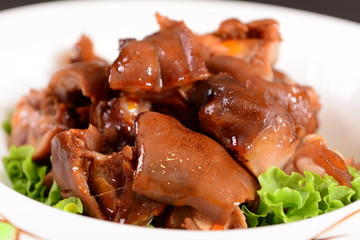 chicken with sauce