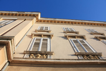 Fototapeta na wymiar Croatia, Pula, government building.