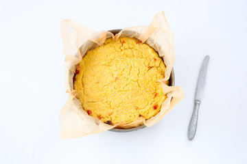 Hirsekuchen in der Springform