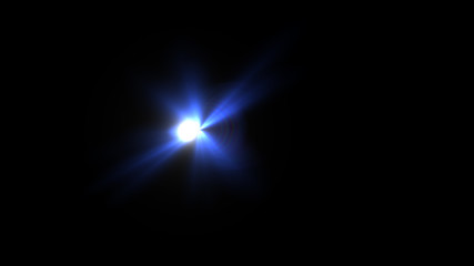 blue lens flare