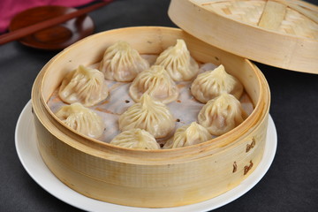 bowl of dumplings