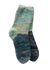 Colorful sock on a white background 