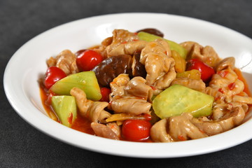 salad with chicken and vegetables