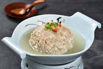rice with meat and vegetables