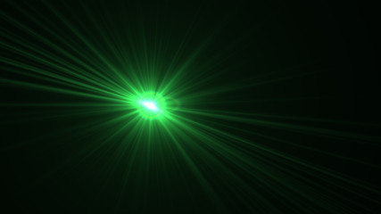 green lens flare