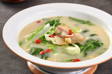 bowl of vegetable soup