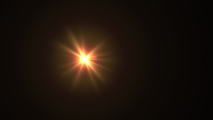 orange lens flare