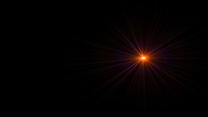 orange lens flare