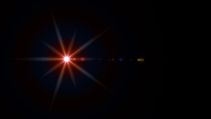 orange lens flare